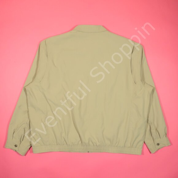 Vintage Polo Ralph Lauren Jacket Mens 2XB Beige Bi Swing Harrington Bomber Lined - Picture 3 of 8